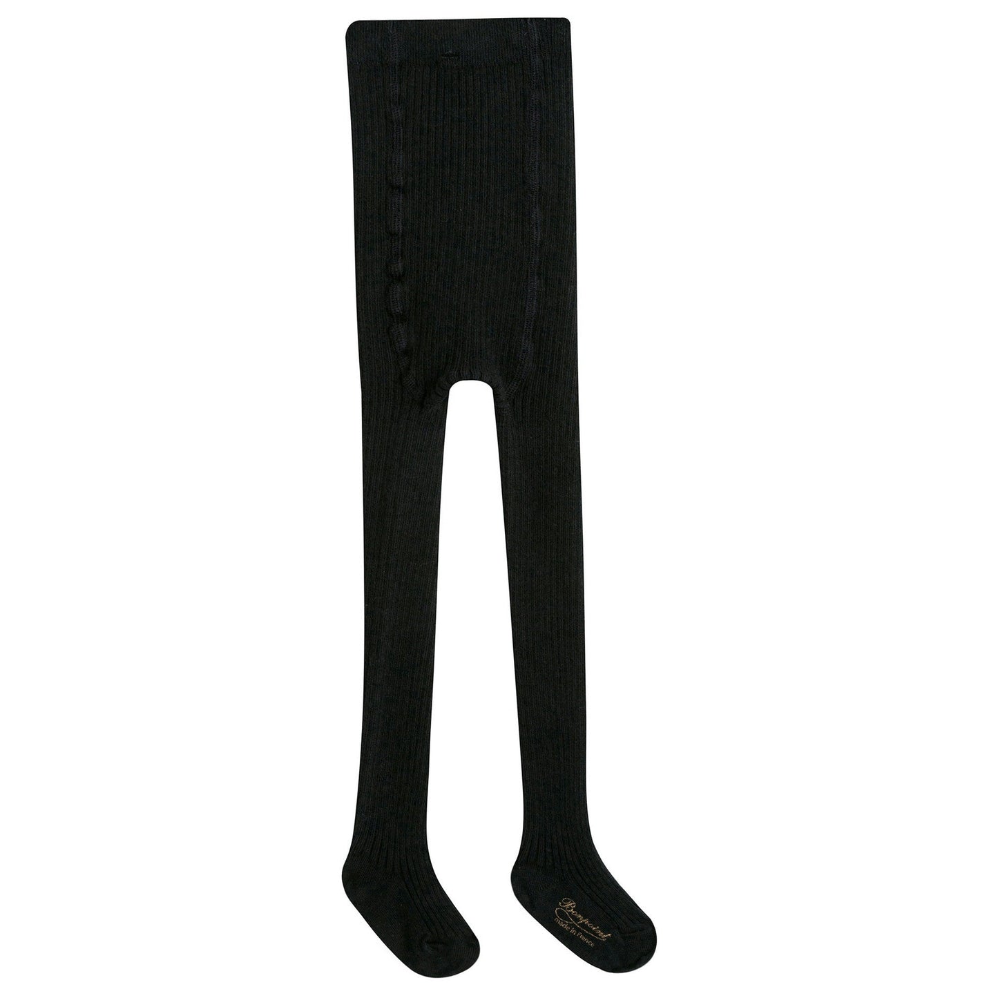 Baby Girls Black Cotton Tights