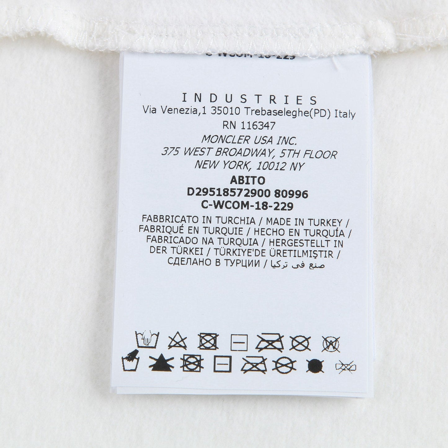 Baby Girls White "ABITO" Dress