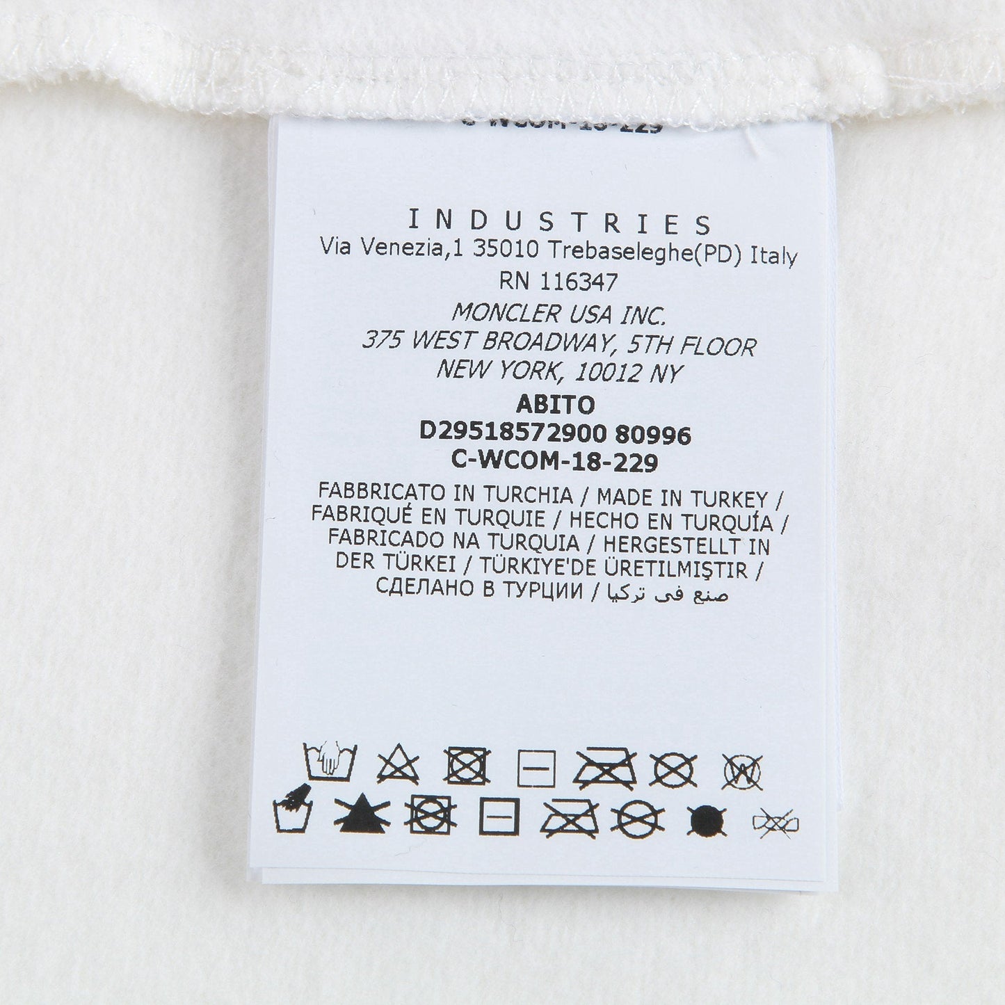 Baby Girls White "ABITO" Dress