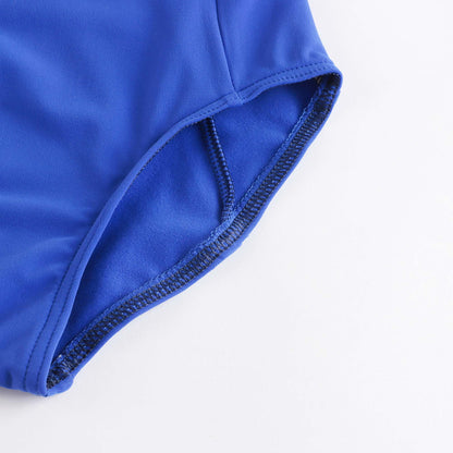 女童蓝色芭蕾舞连体衣(有衬里DAD2001/2MP/royal blue)