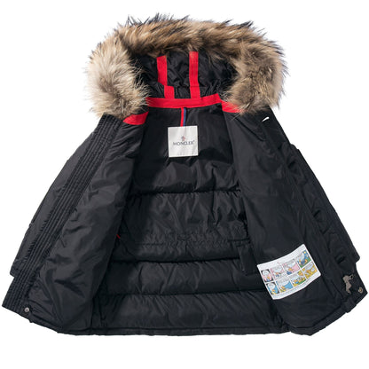 Girls  Black  "Devon Giubbotto" Coat