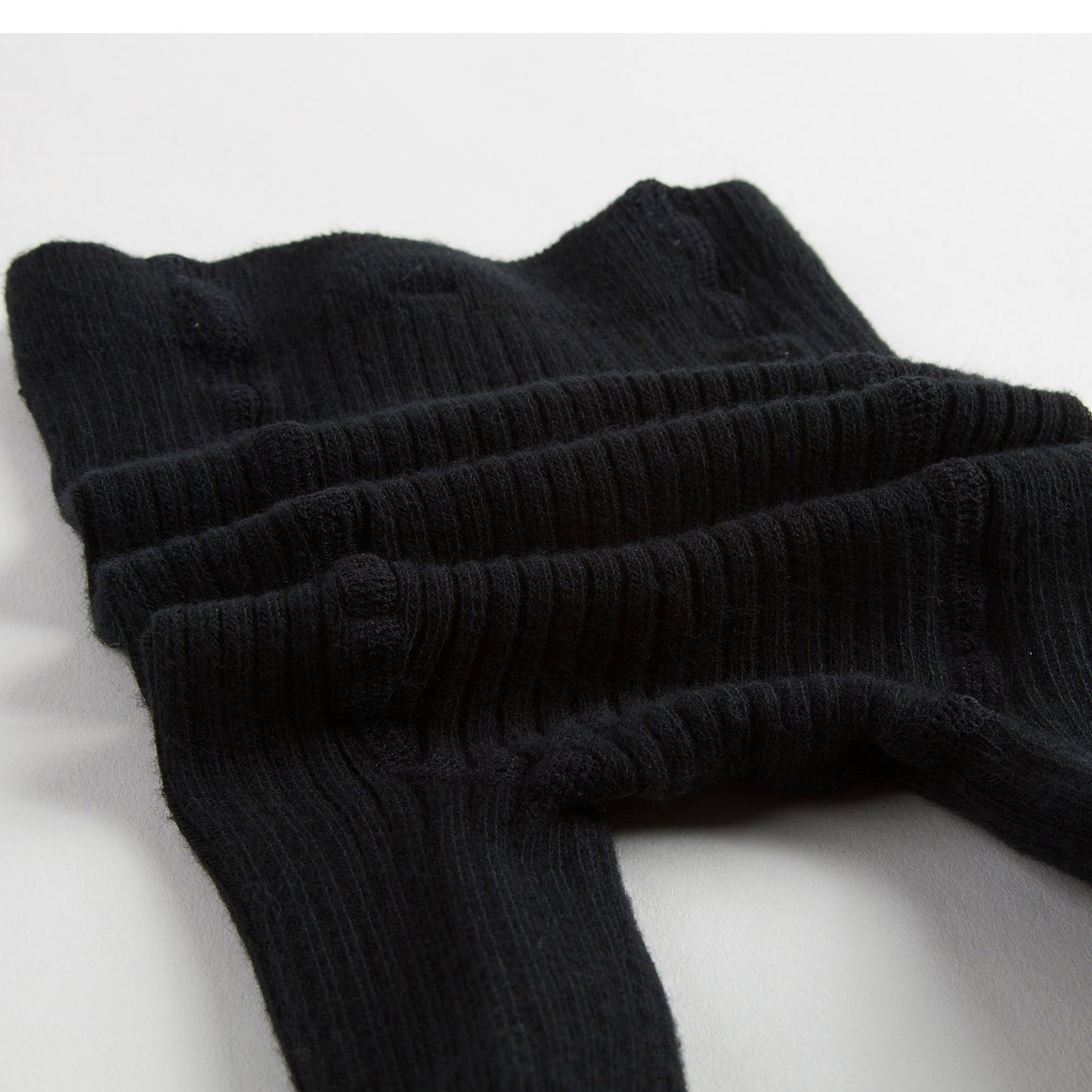 Baby Girls Black Cotton Tights
