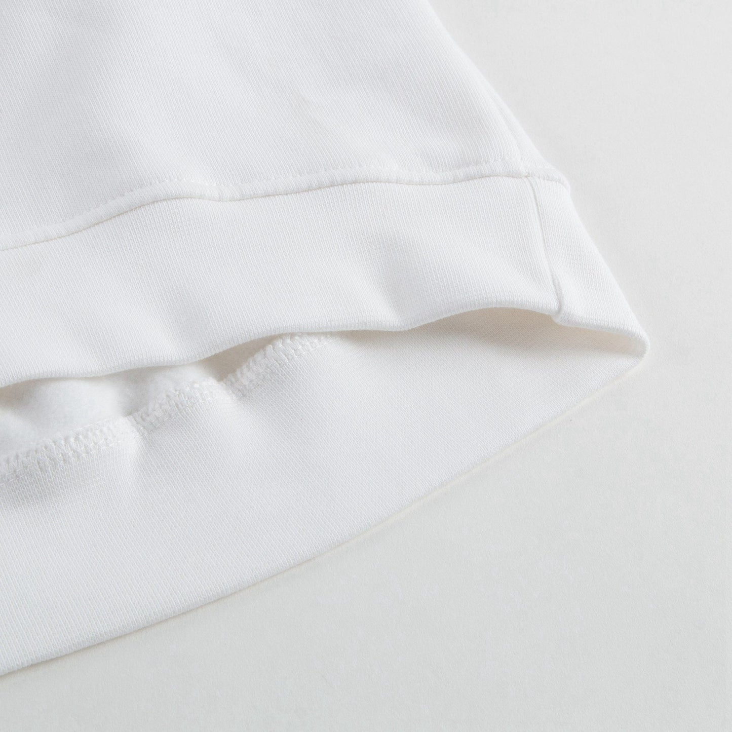 Girls White Cotton Sweatshirt With Black Logo