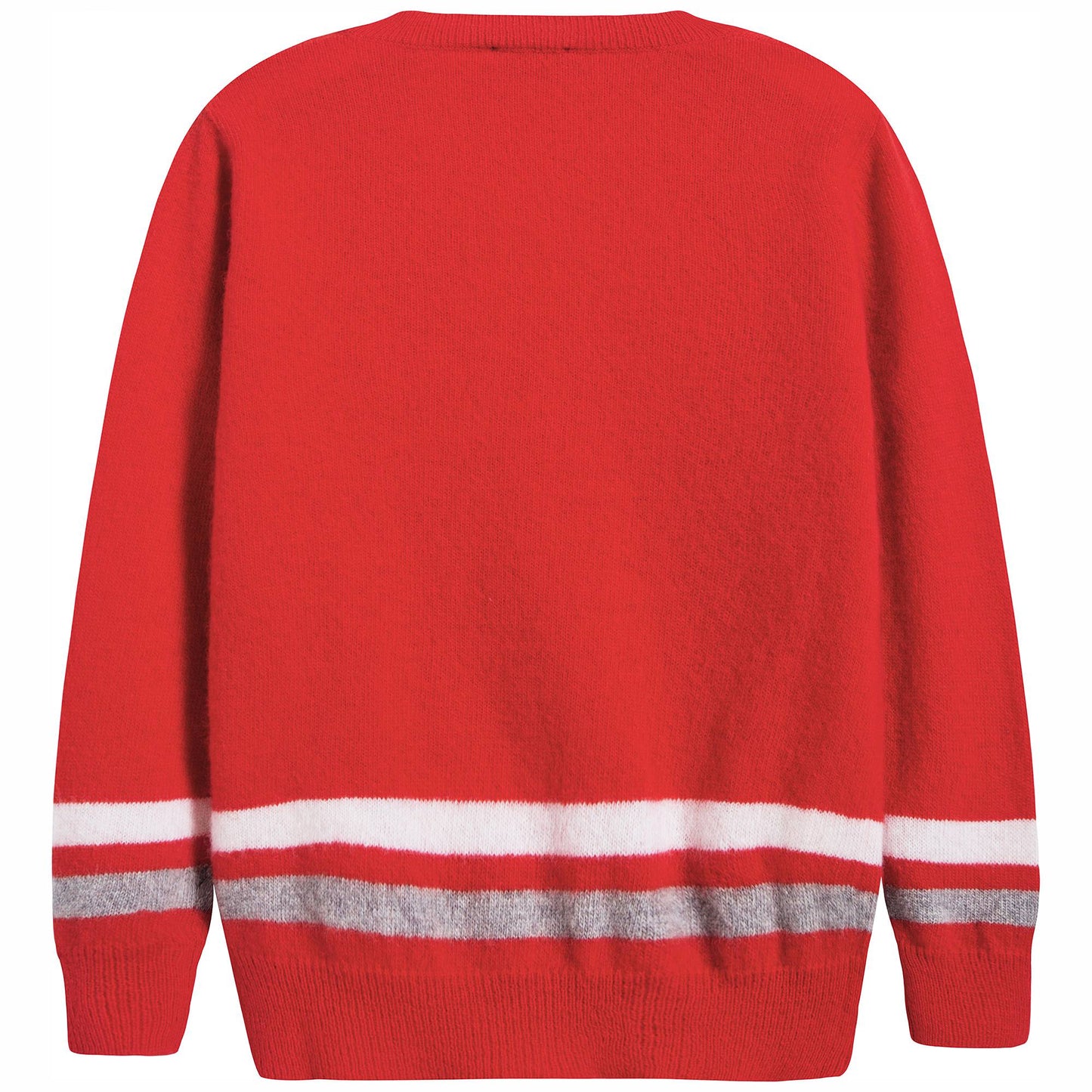 Baby Boys Red Wool Cardigan