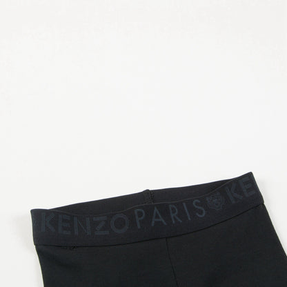 Girls  Black  Logo  Cotton Calecon