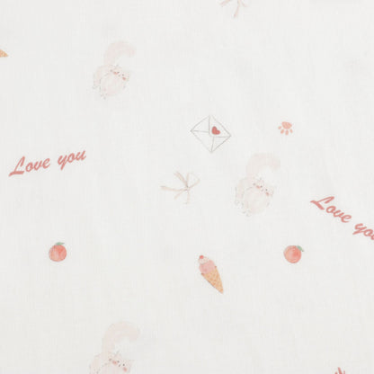 女童猫咪印花分体睡衣