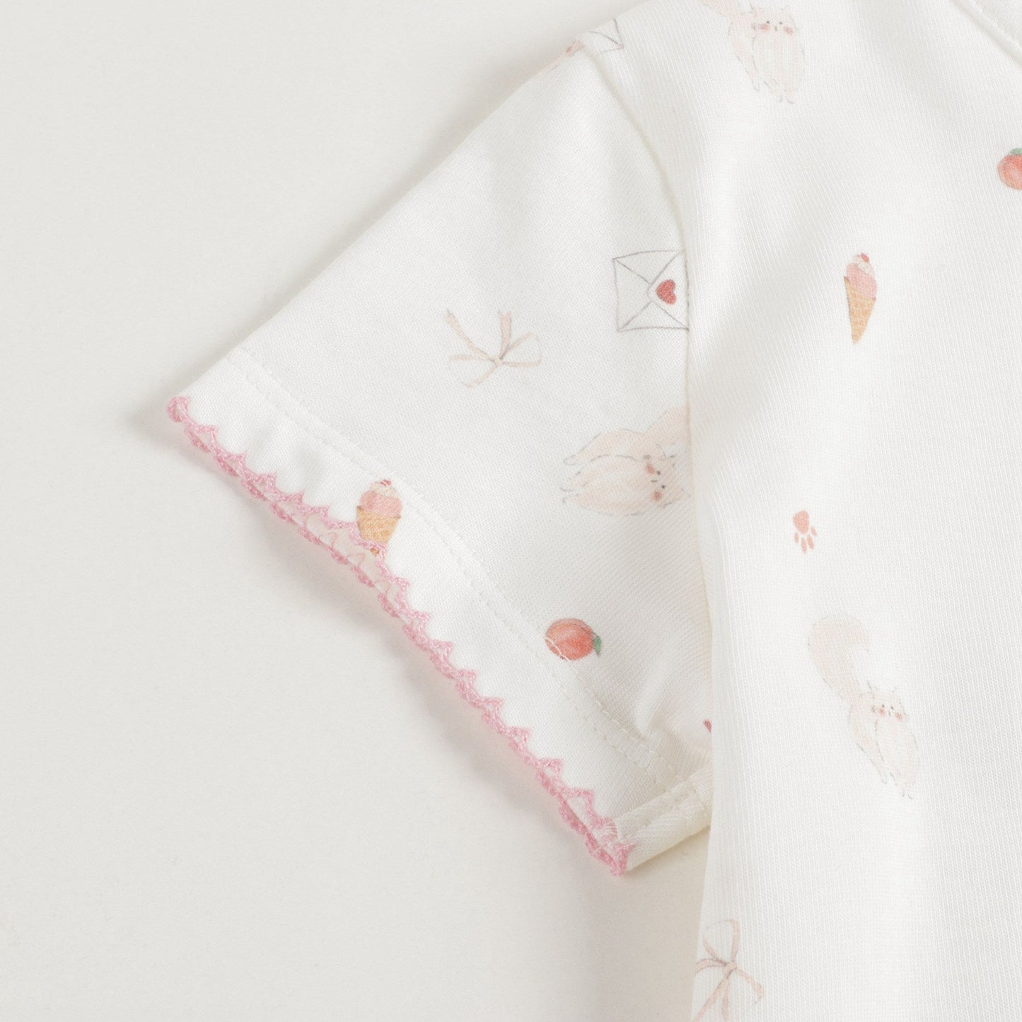 女童猫咪印花分体睡衣