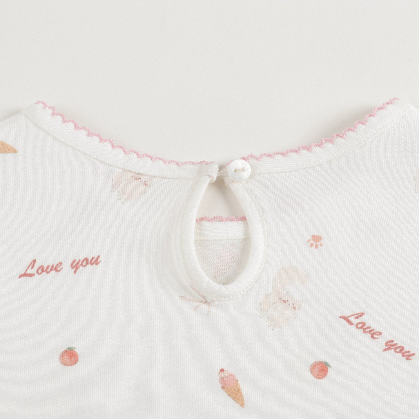 女童猫咪印花分体睡衣