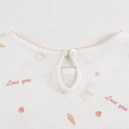 女童猫咪印花分体睡衣