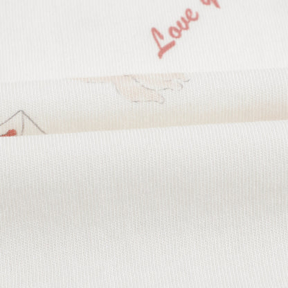 女童猫咪印花分体睡衣