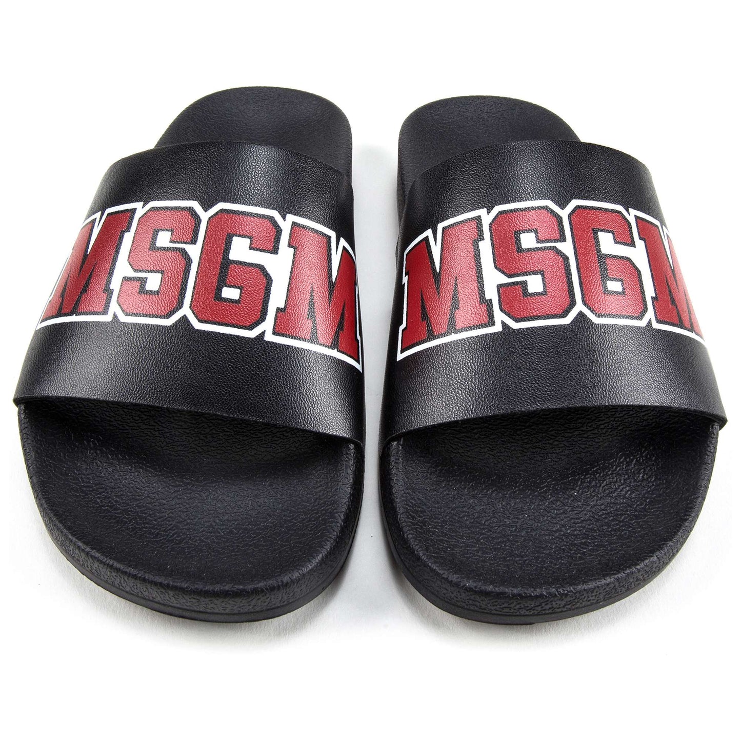 Girls & Boys Black Logo Slipper