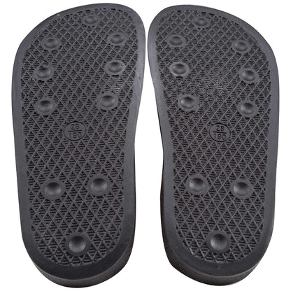 Girls & Boys Black Logo Slipper