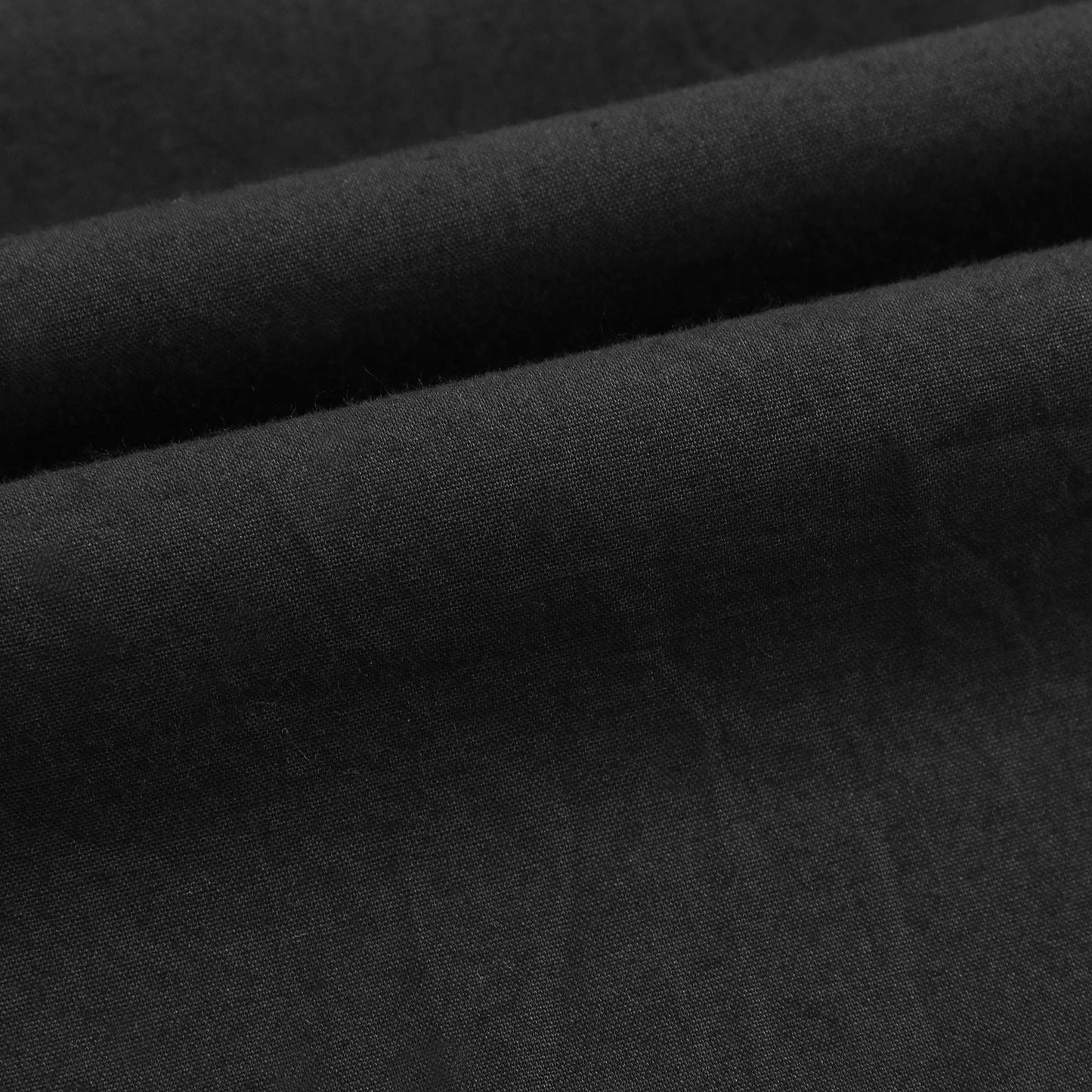 Boys & Girls Black Cotton Trousers
