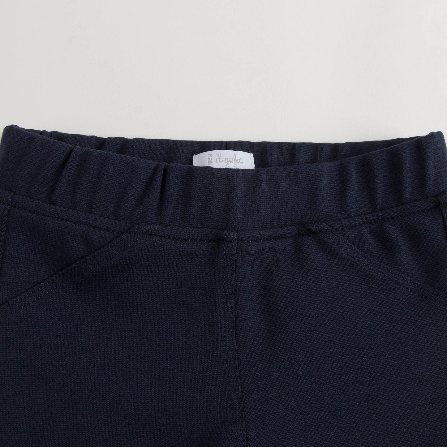 Girls Navy Blue jersey Trousers