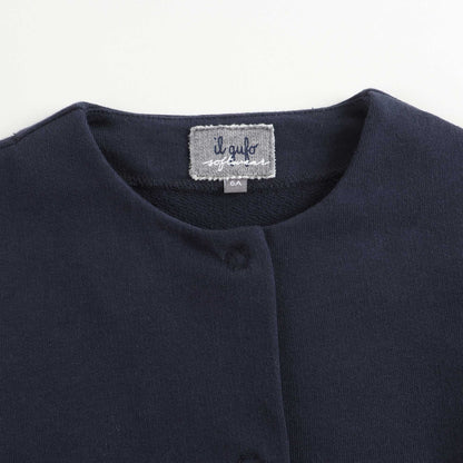 Girls Dark Blue Cotton Jacket