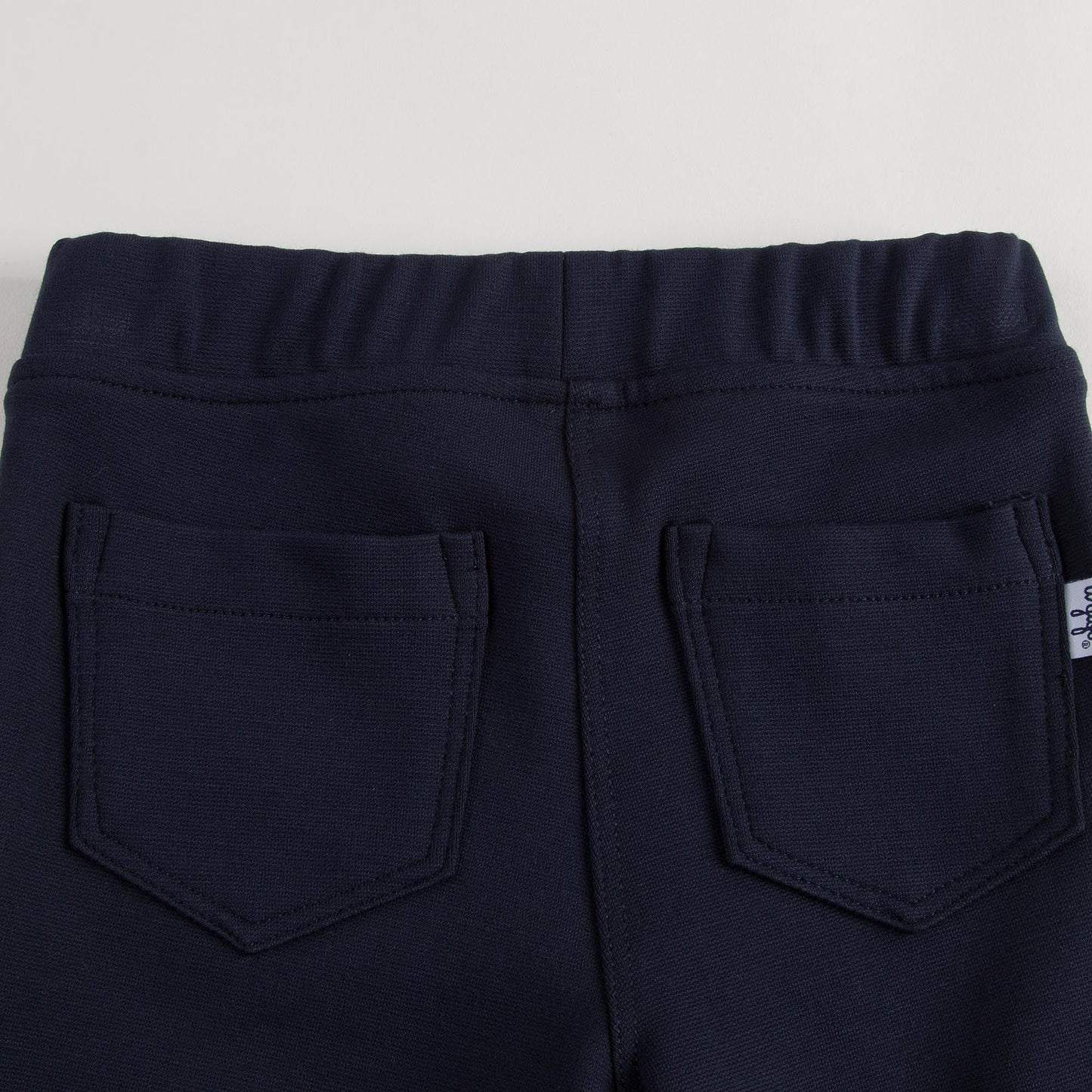 Girls Navy Blue jersey Trousers