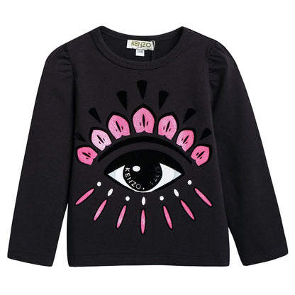 Girls Black Eye T-shirt