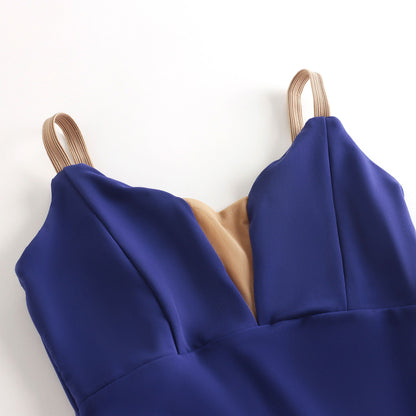 女童藏蓝色芭蕾舞连体衣(DAD1930M/light navy)