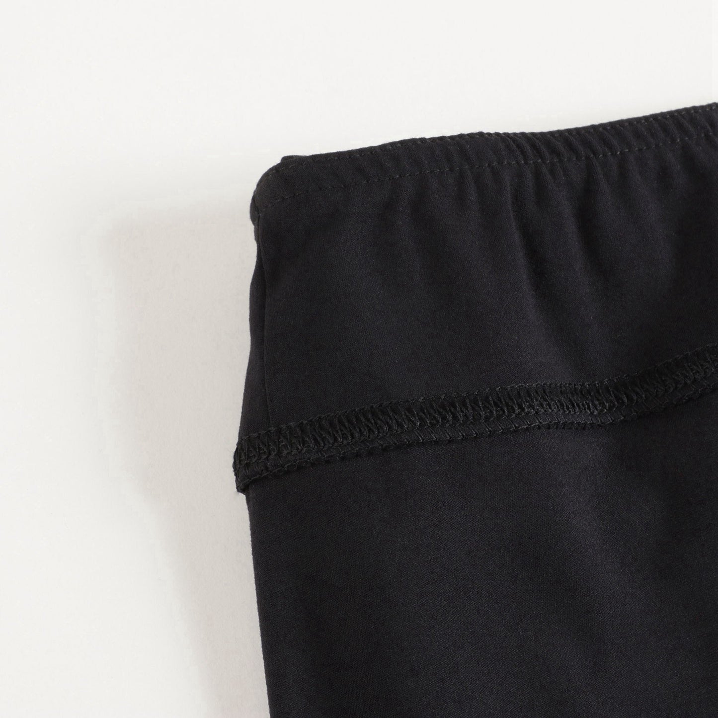 儿童黑色Logo骑行裤