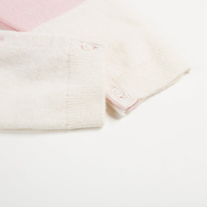 Baby Natural White Cashmere Overalls