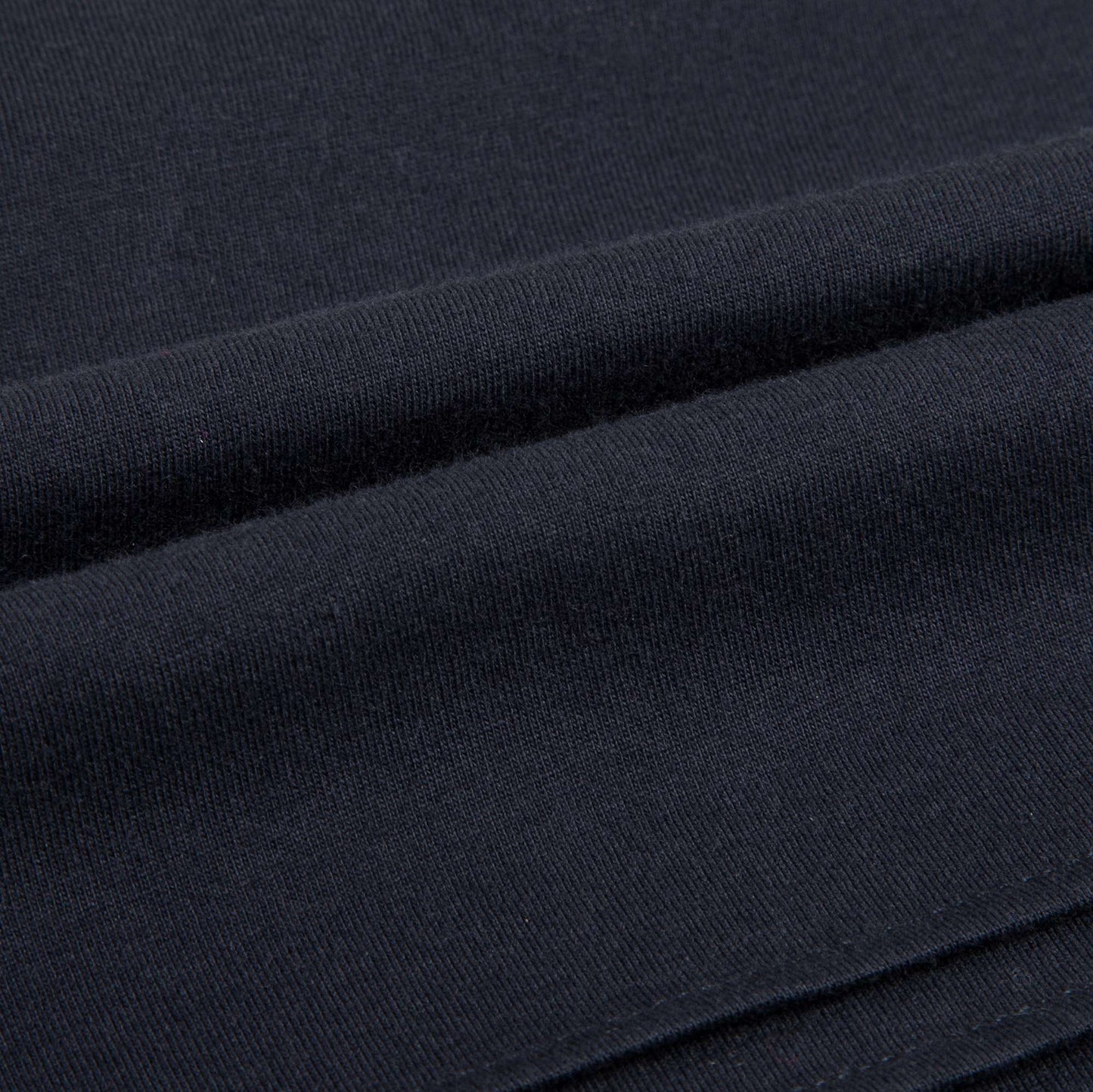 Girls Navy Blue Cotton T-shirt