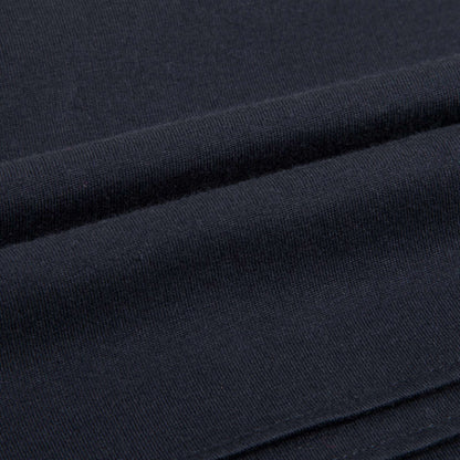 Girls Navy Blue Cotton T-shirt