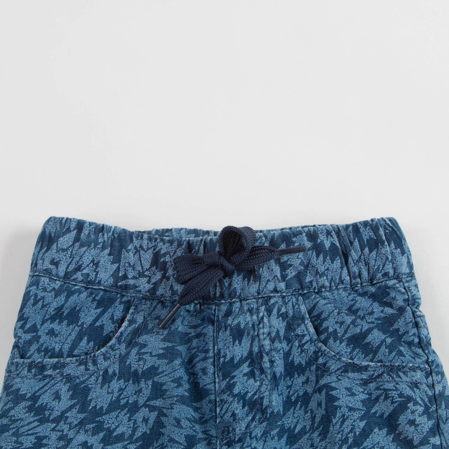 Baby Boys Middle Indigo Cotton Trousers