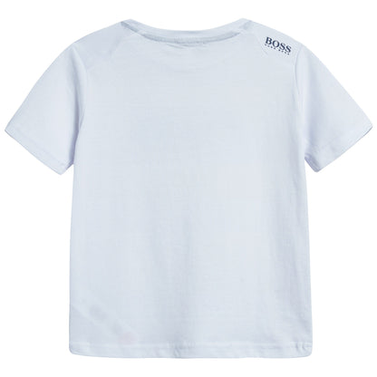 Boys White Logo T-shirt