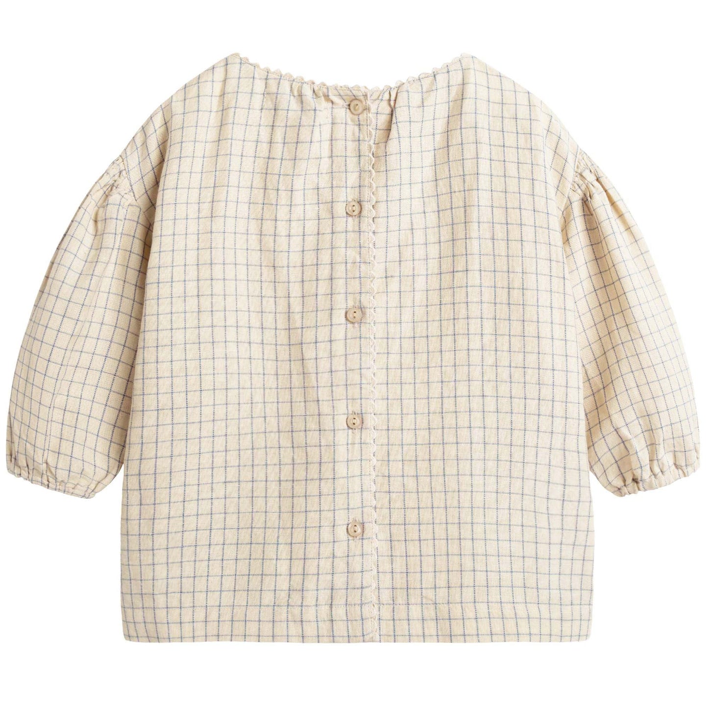 Girls Rustic Check Woven Blouse