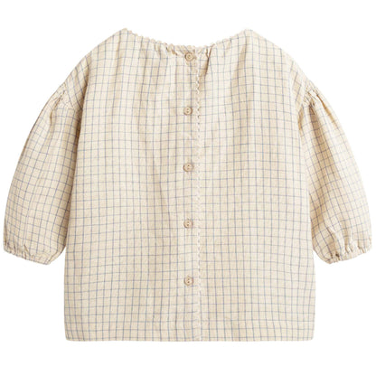 Girls Rustic Check Woven Blouse