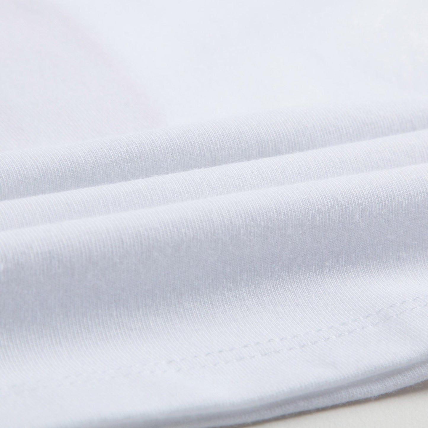 Girls White With Pink stripe Cotton Jersey T-Shirt