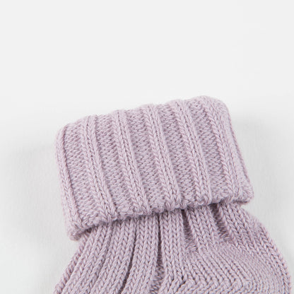 Baby Lavender Cotton Knitwear Socks