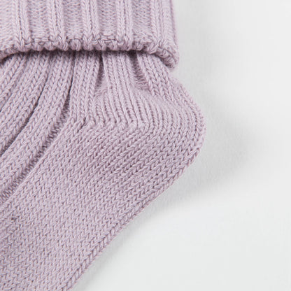 Baby Lavender Cotton Knitwear Socks