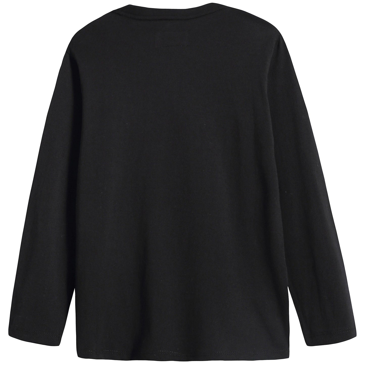 Boys Black Logo Cotton Shirt
