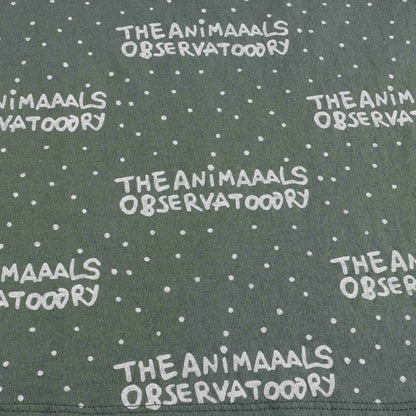 女童绿色Logo短裙