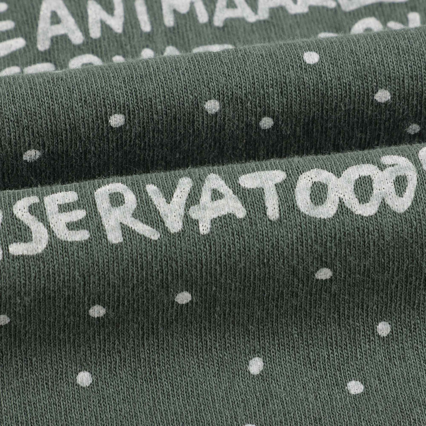 女童绿色Logo短裙