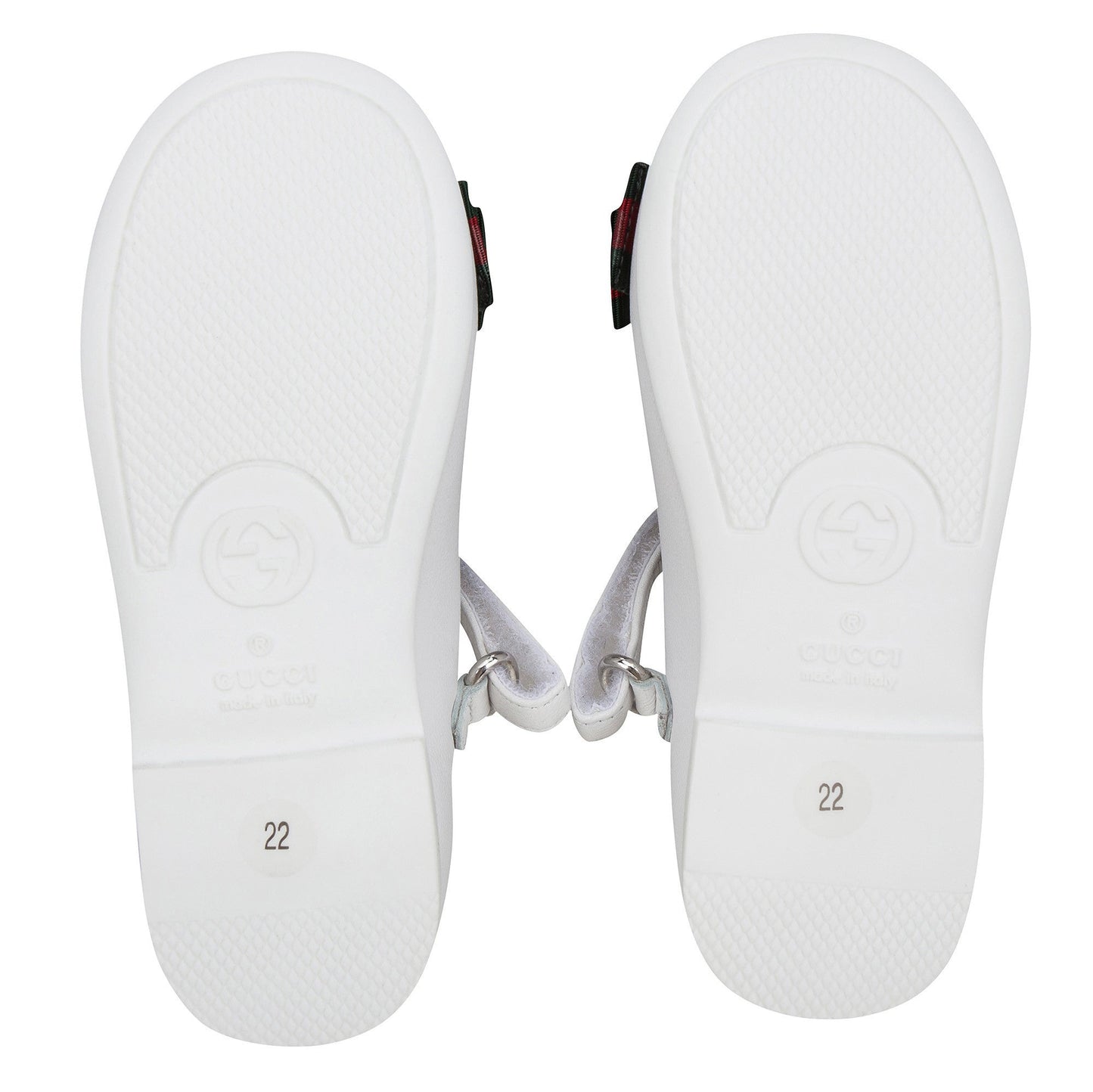 Girls White Leather Shoes