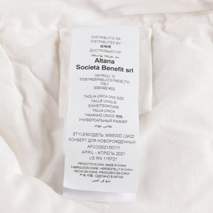 婴儿白色羽绒睡袋