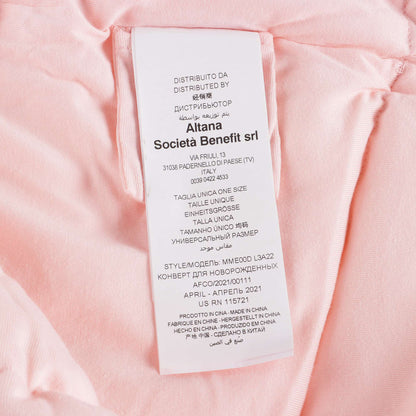 女婴粉色羽绒睡袋