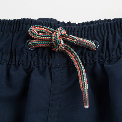 Boys Navy Blue Cotton Shorts
