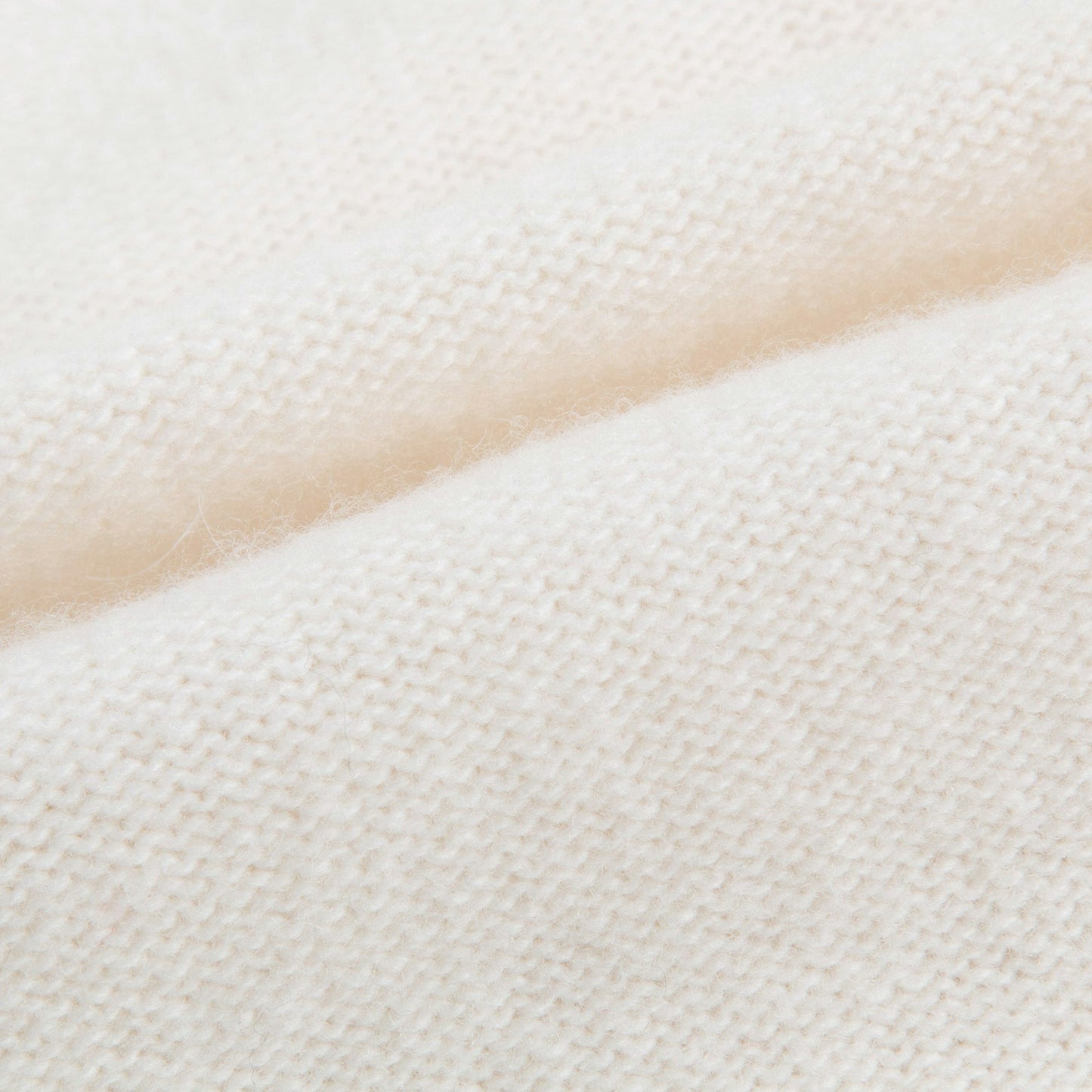 Girls Milk With Gold Pom-Pom Wool  Cardigan