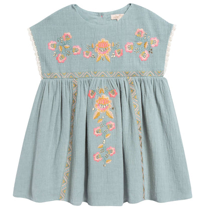 Girls Blue "Oleste" Dress