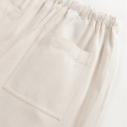 Boys & Girls Chalk Twill Cotton Trousers