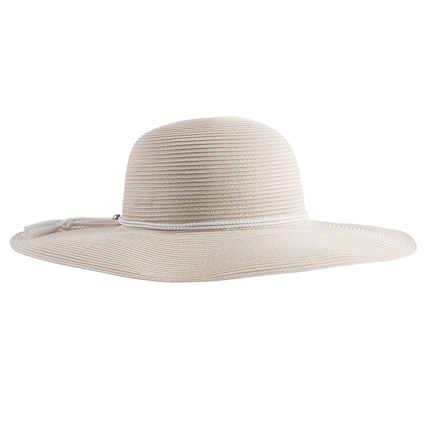 Girls Ivory Brimmed Sun Hat
