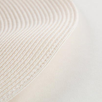 Girls Ivory Brimmed Sun Hat
