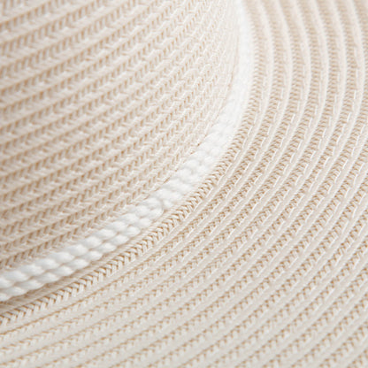 Girls Ivory Brimmed Sun Hat