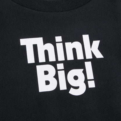 Boys Black "Think Big" Cotton Sweatshirt