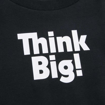 Boys Black "Think Big" Cotton Sweatshirt