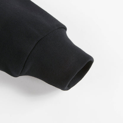 Boys Black "Think Big" Cotton Sweatshirt