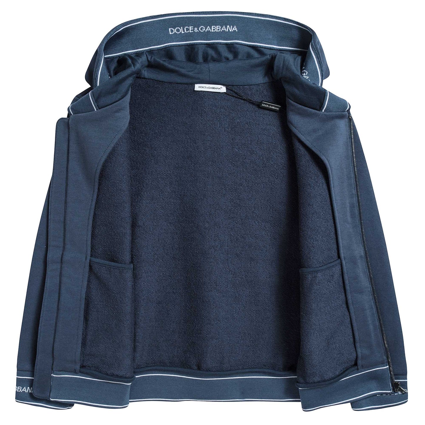 Boys Navy Blue Cotton Cardigan